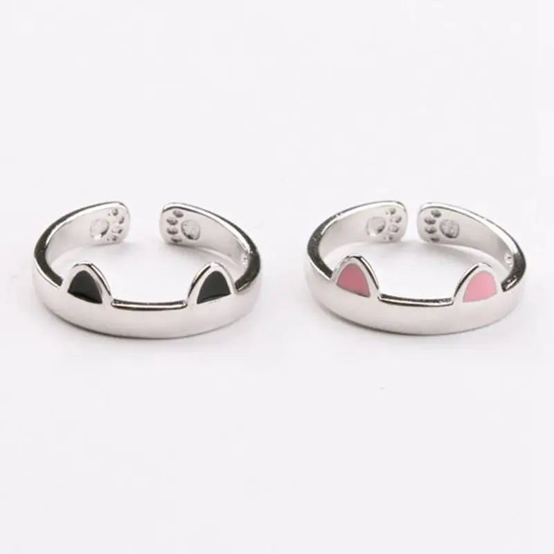 Adjustable Cat Ears Ring – Cute Matching Gift for Cat Lovers