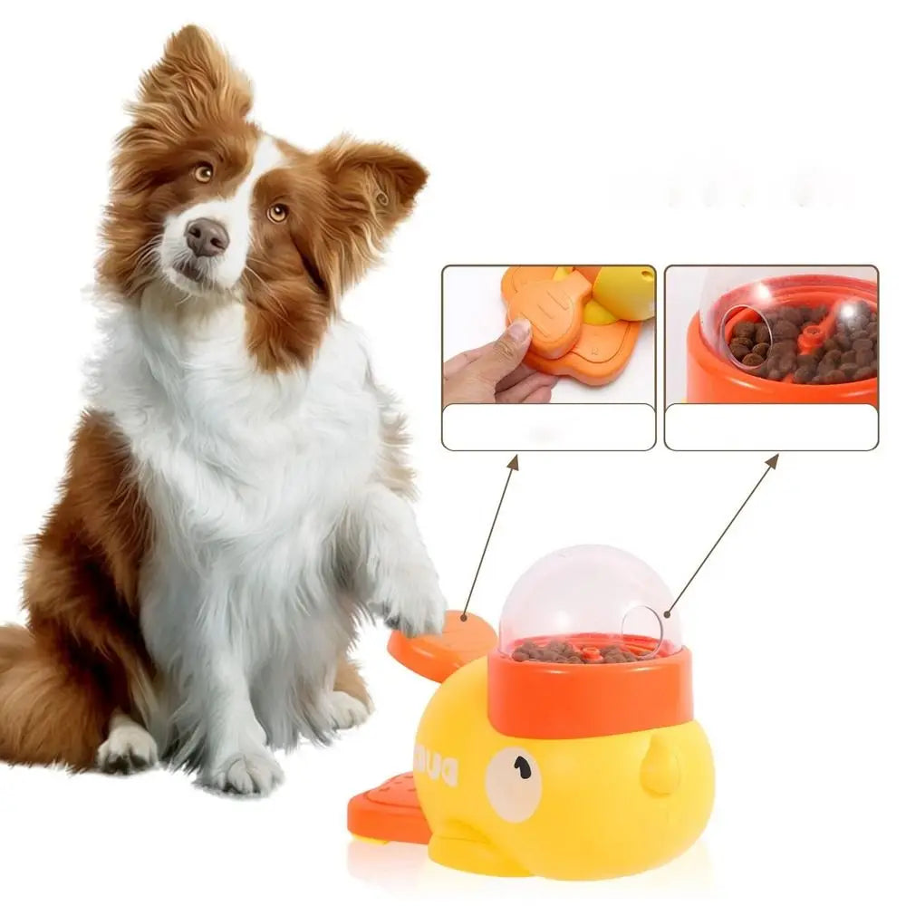 Snackie Duck™ – Interactive Treat Dispensing Toy for Dogs & Cats