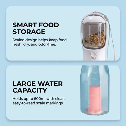Portable 3-in-1 Dog Water Bottle