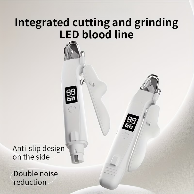PekoPets™ 2-in-1 LED ProGroom Nail Clipper & Grinder