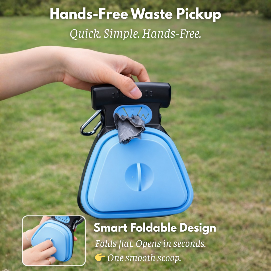 Hands-Free Dog Poop Scooper