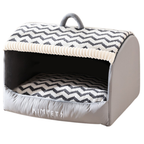 Anxiety Relief Pet House for Dogs & Cats, Cozy Covered Design