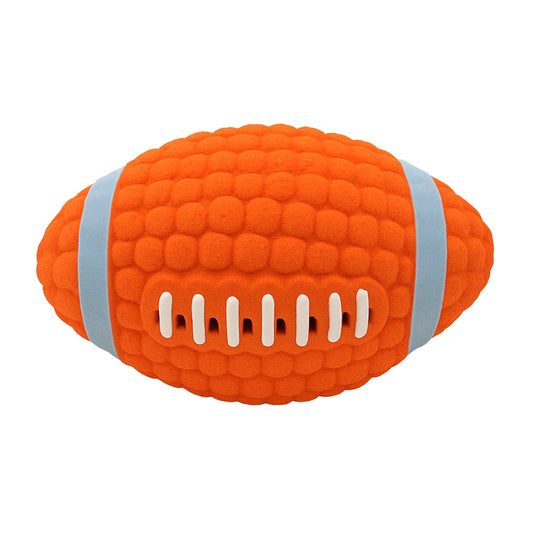 MightyChew™ Indestructible Rubber Dog Toy – Squeaky Ball for Power Chewers
