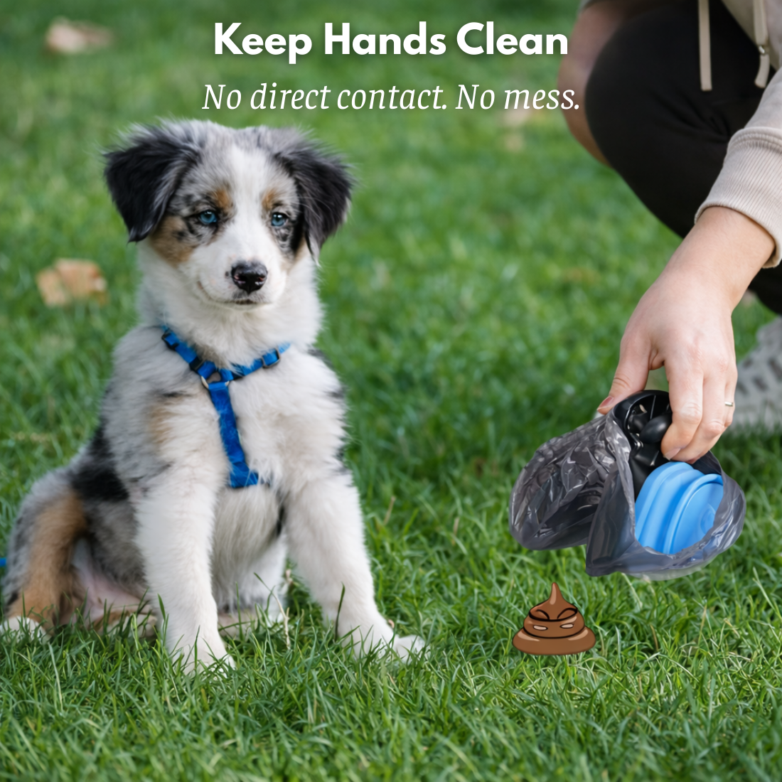 Hands-Free Dog Poop Scooper