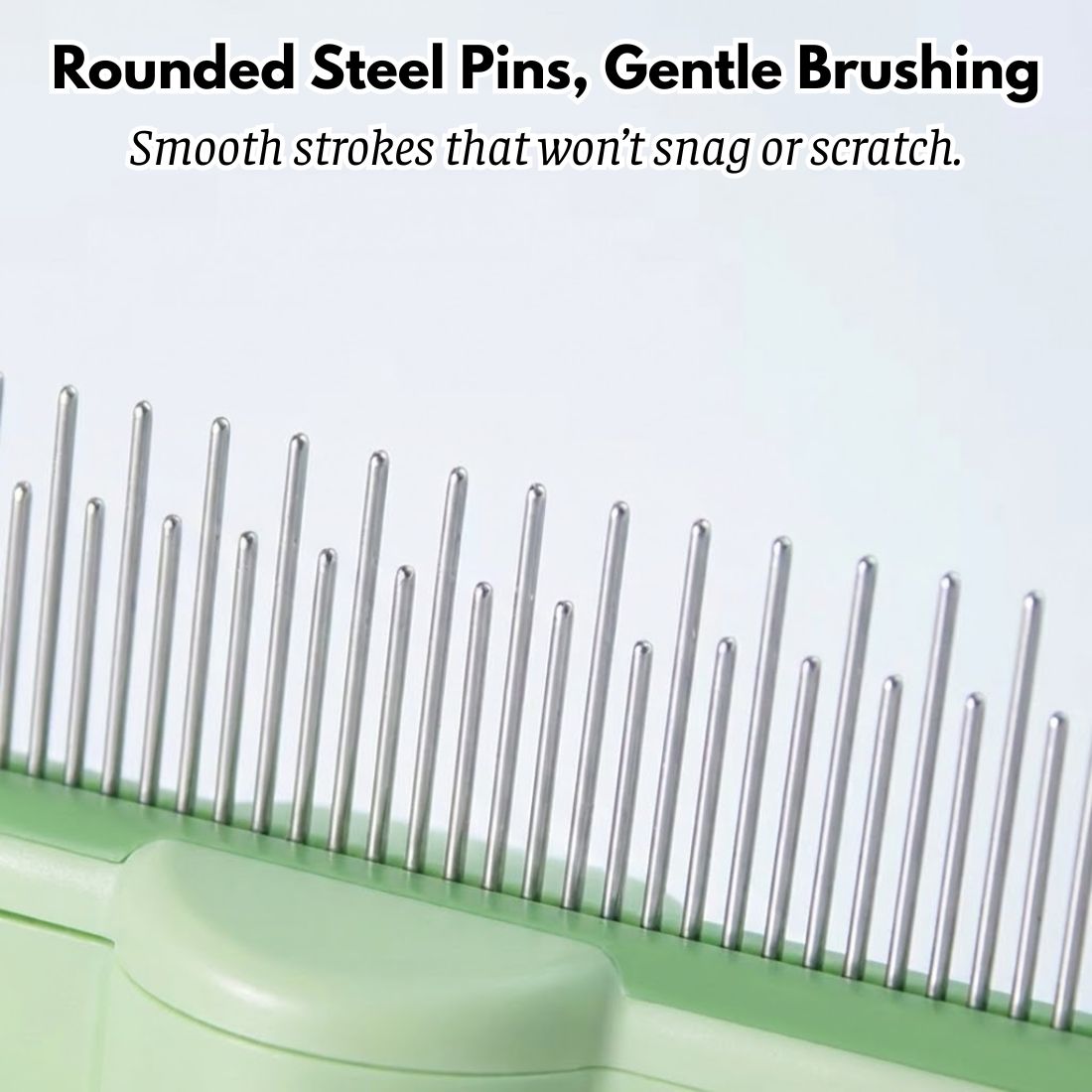 Self-Cleaning Slicker Brush - Easy Fur Removal for Dogs & Cats