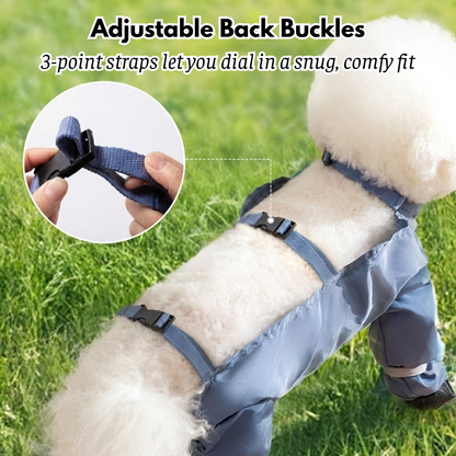 Breathable Anti-Dirt Dog Jumpsuit - Outdoor Protective Gear
