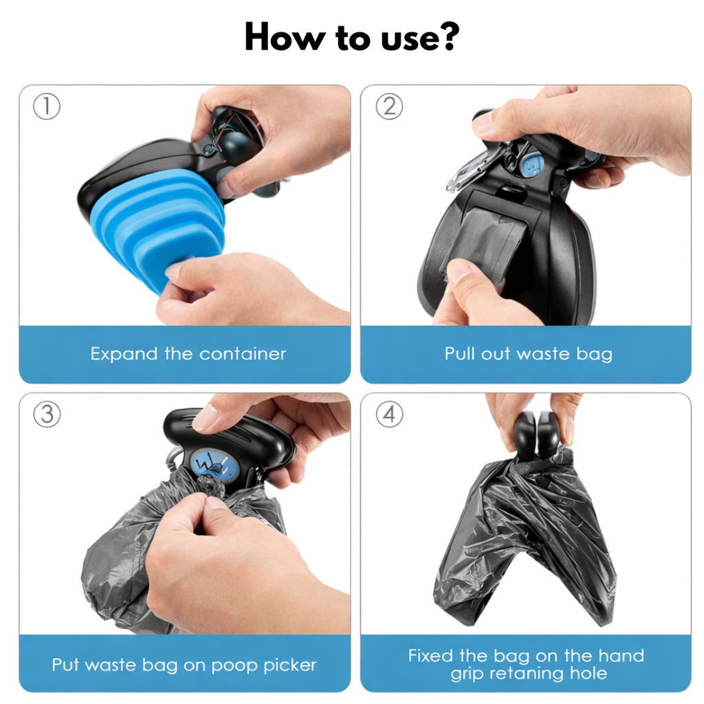 Hands-Free Dog Poop Scooper