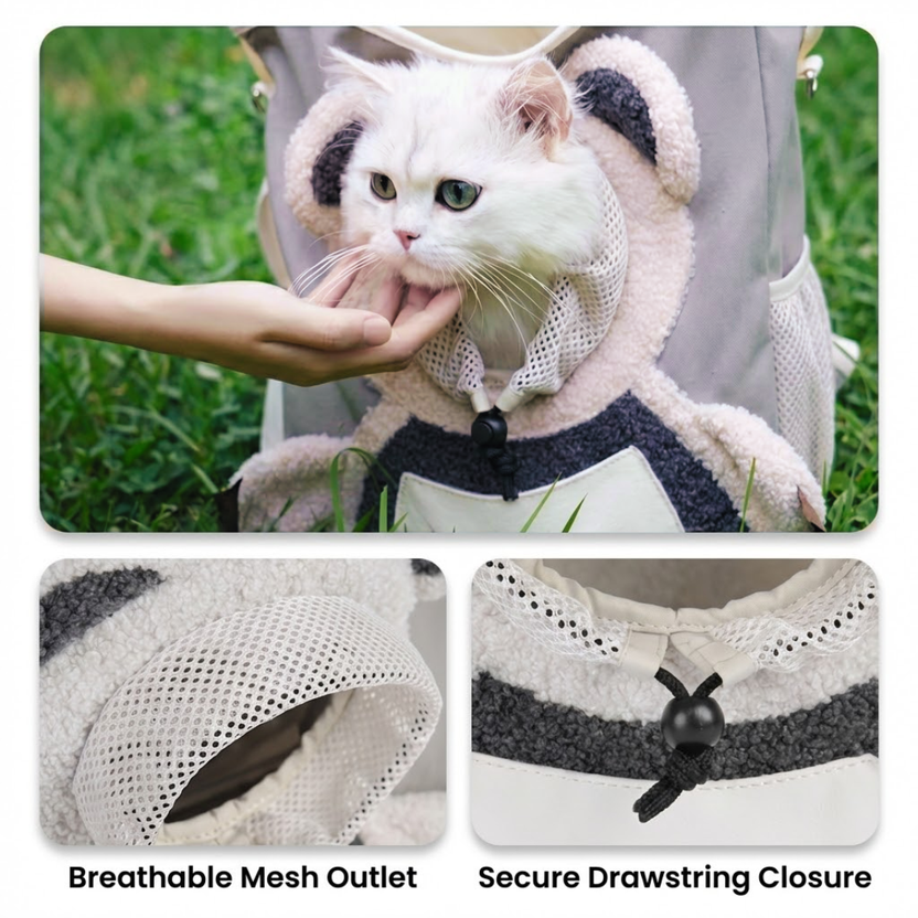 Pet Carrier in Use