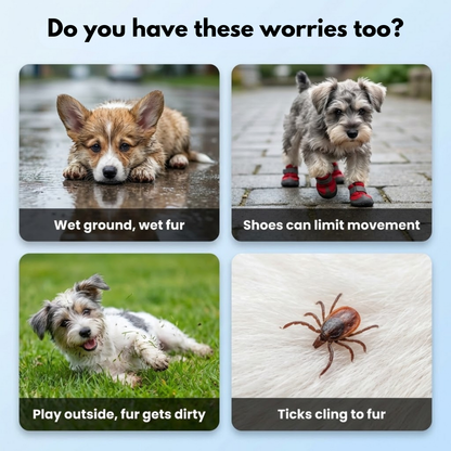 Breathable Anti-Dirt Dog Jumpsuit - Outdoor Protective Gear