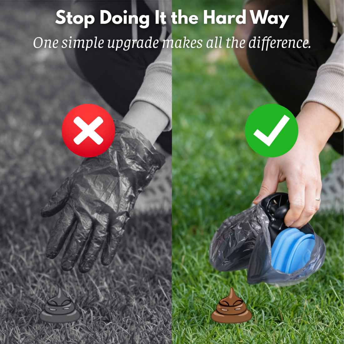 Hands-Free Dog Poop Scooper