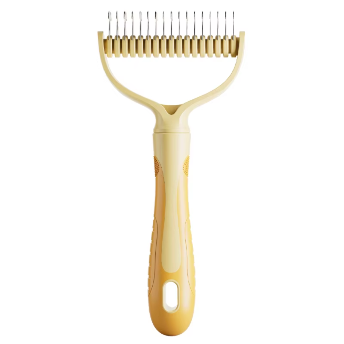 Pet Deshedding & Detangling Comb – Removes Loose Hair Fast