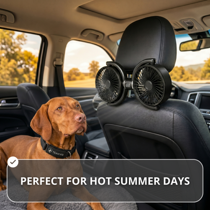 PekoPets™ Backseat Dog Cooling Fans (USB-A)