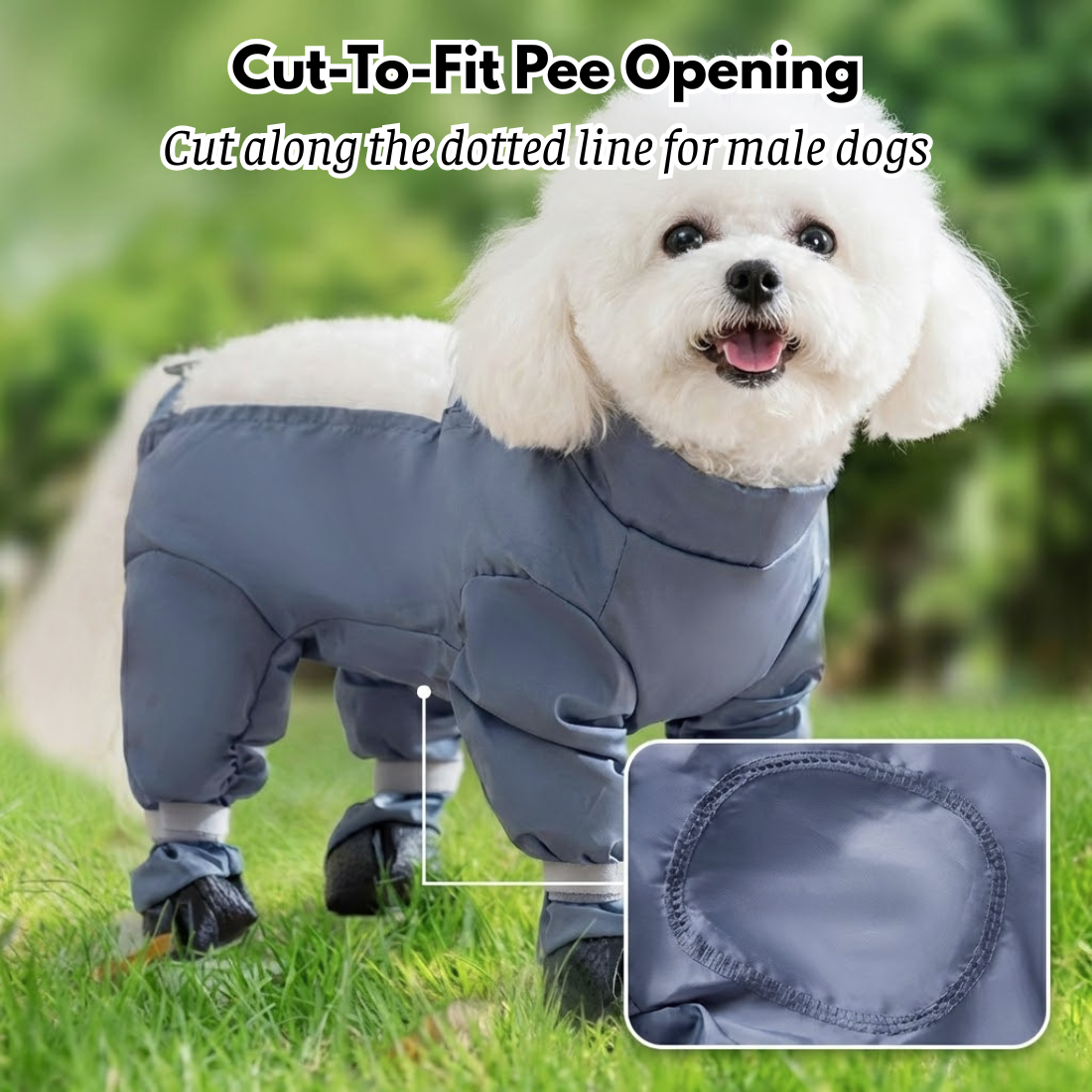 Breathable Anti-Dirt Dog Jumpsuit - Outdoor Protective Gear