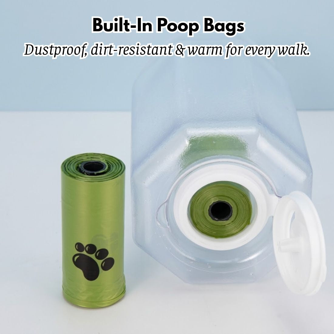 Portable 3-in-1 Dog Water Bottle