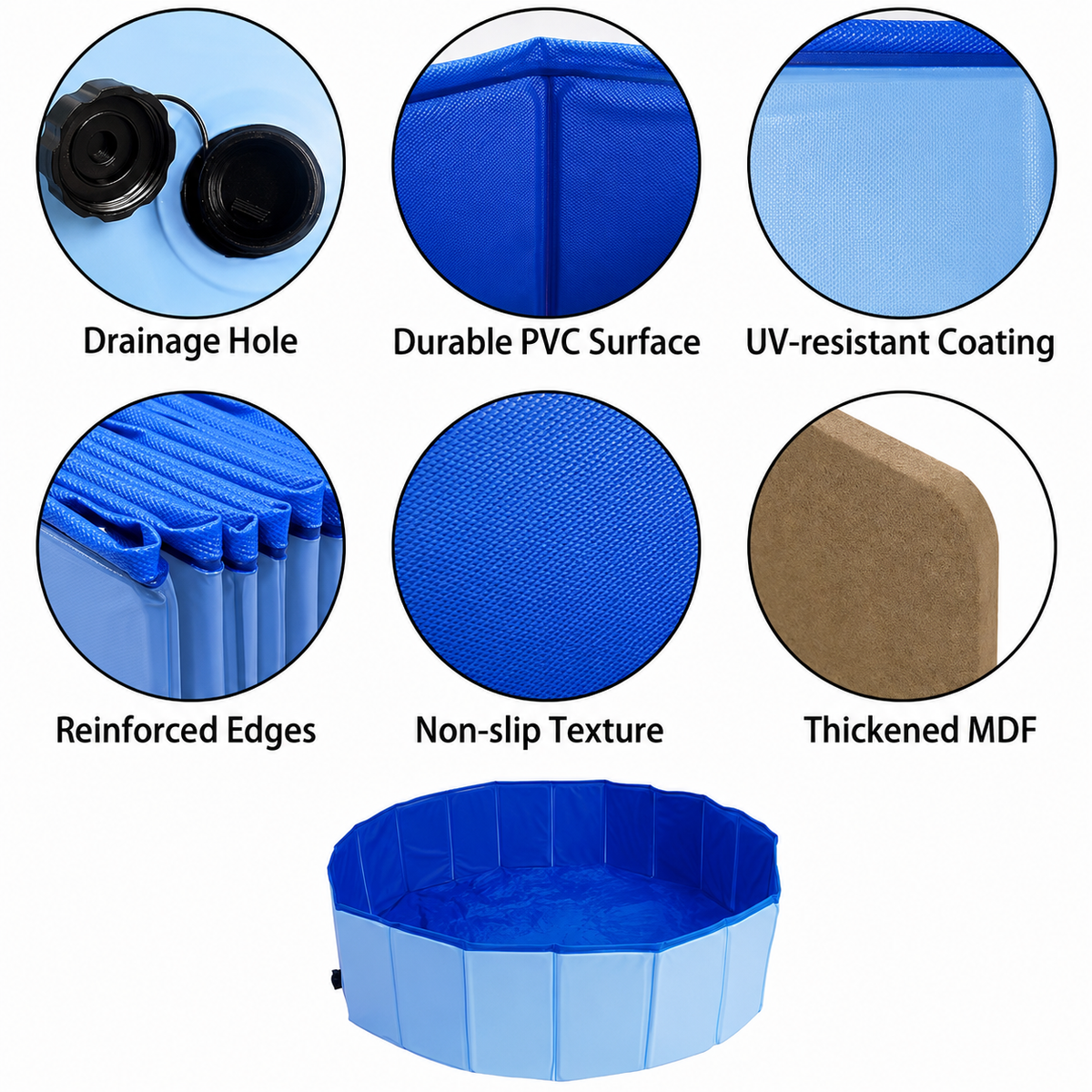 PekoPets™ Foldable Dog Pool