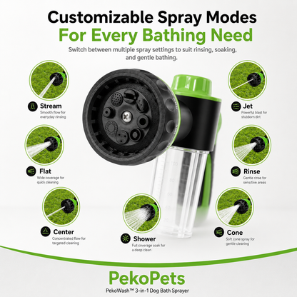 PekoWash™ 3-in-1 Dog Bath Sprayer