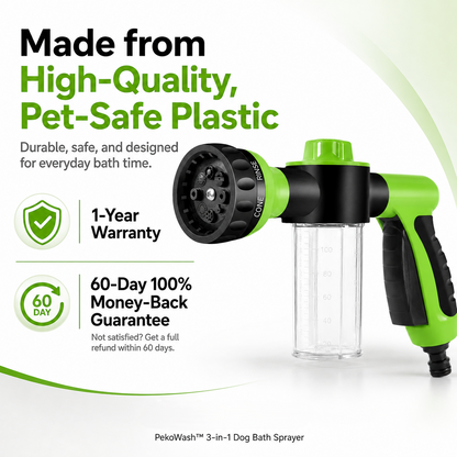 PekoWash™ 3-in-1 Dog Bath Sprayer