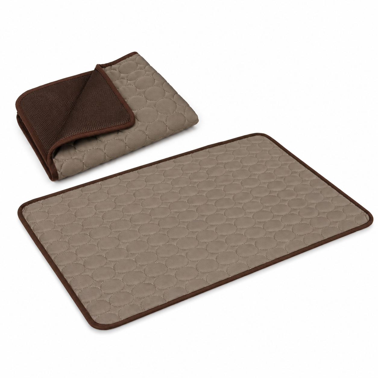 Pekopets ChillPad™ Self-Cooling Dog Mat — Gel-Free Q-Max Fabric, Chew-Safe