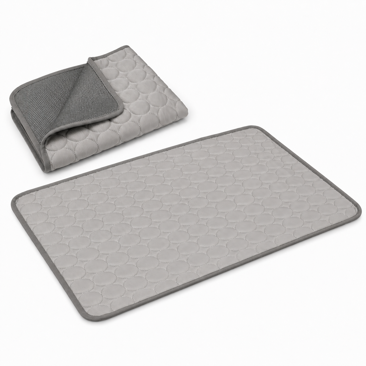 Pekopets ChillPad™ Self-Cooling Dog Mat — Gel-Free Q-Max Fabric, Chew-Safe