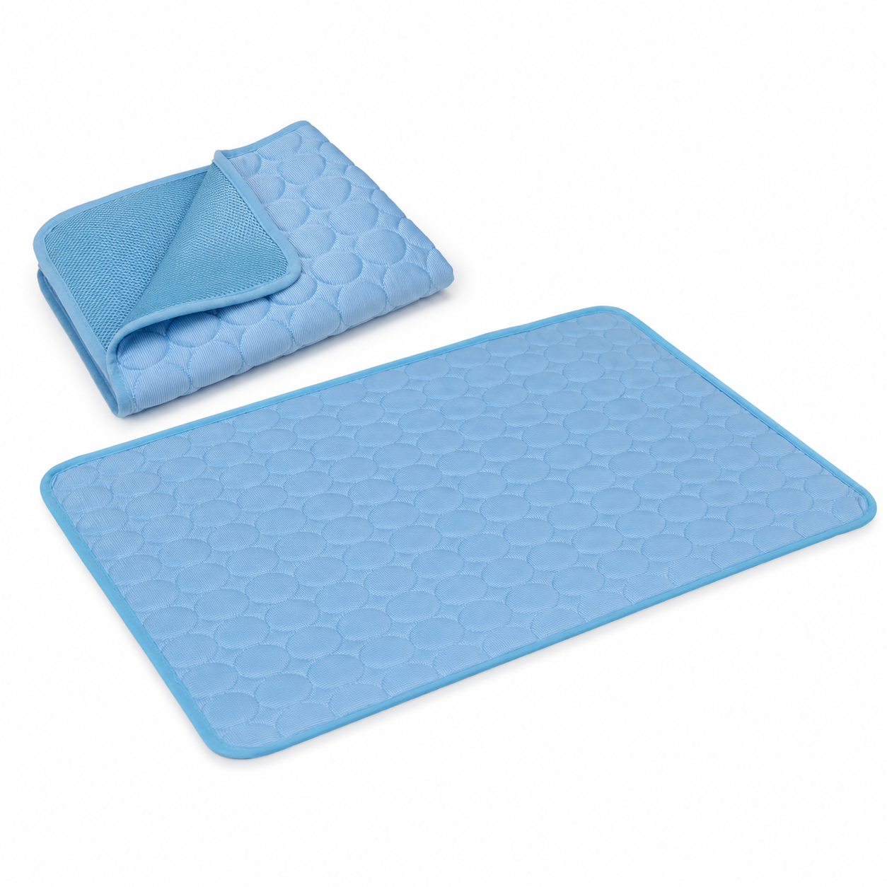 Pekopets ChillPad™ Self-Cooling Dog Mat — Gel-Free Q-Max Fabric, Chew-Safe