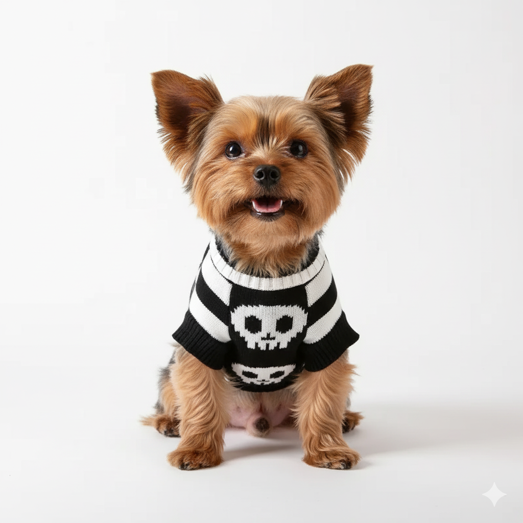 Halloween Dog Sweater - Skull