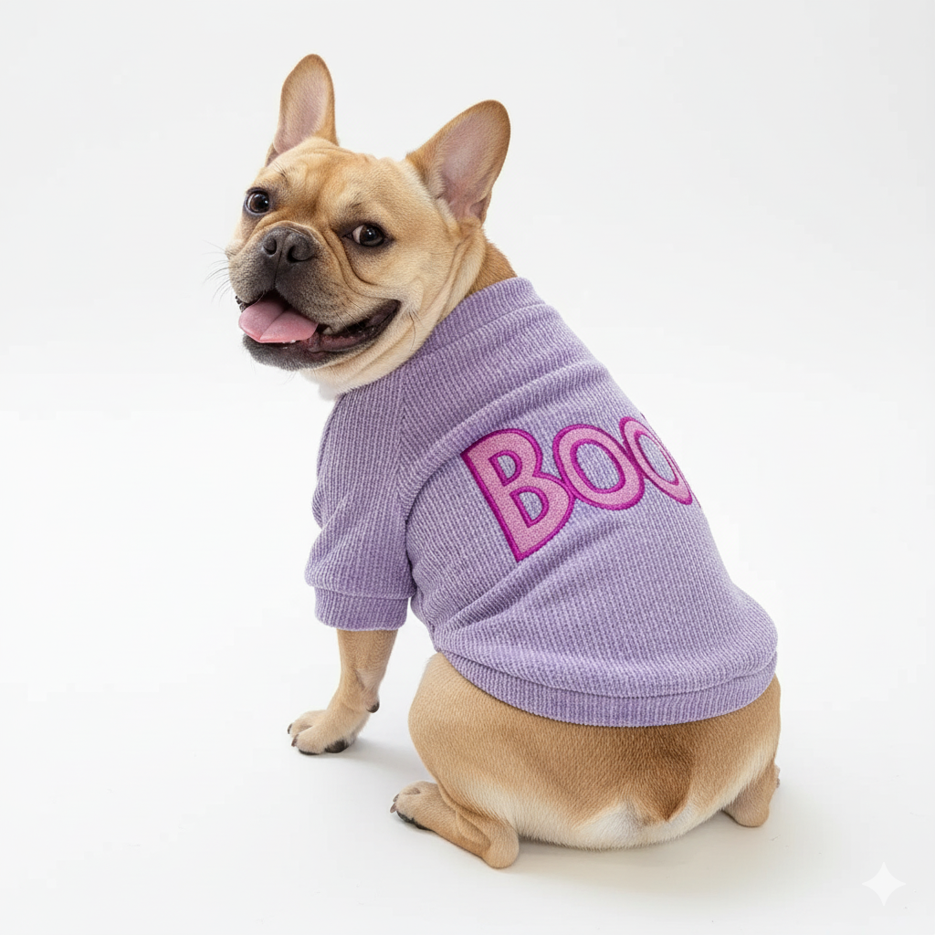 Halloween Dog Sweater - Boo!