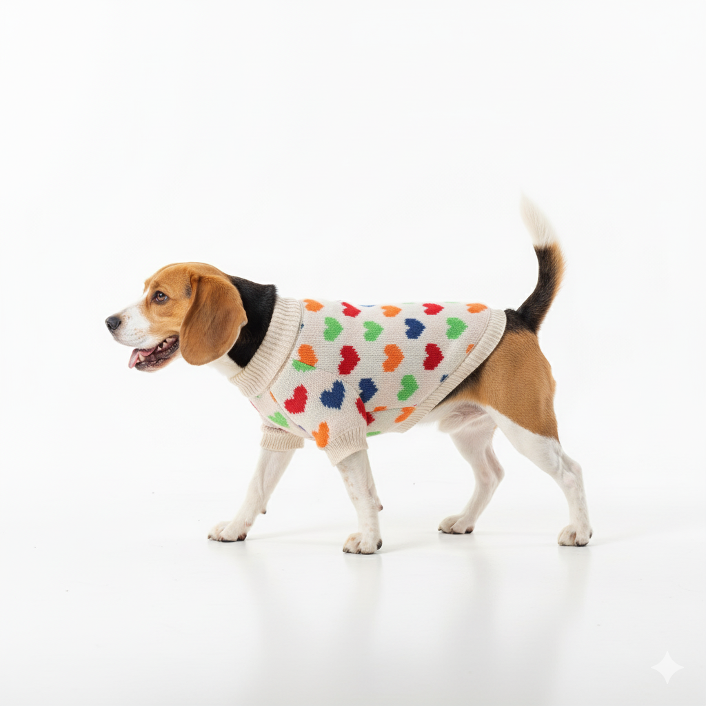 Dog Sweater - Heart