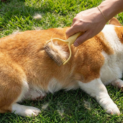 Pet Deshedding & Detangling Comb – Removes Loose Hair Fast