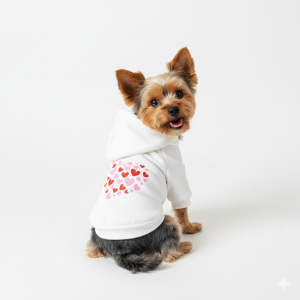 Dog Hoodies - Heart