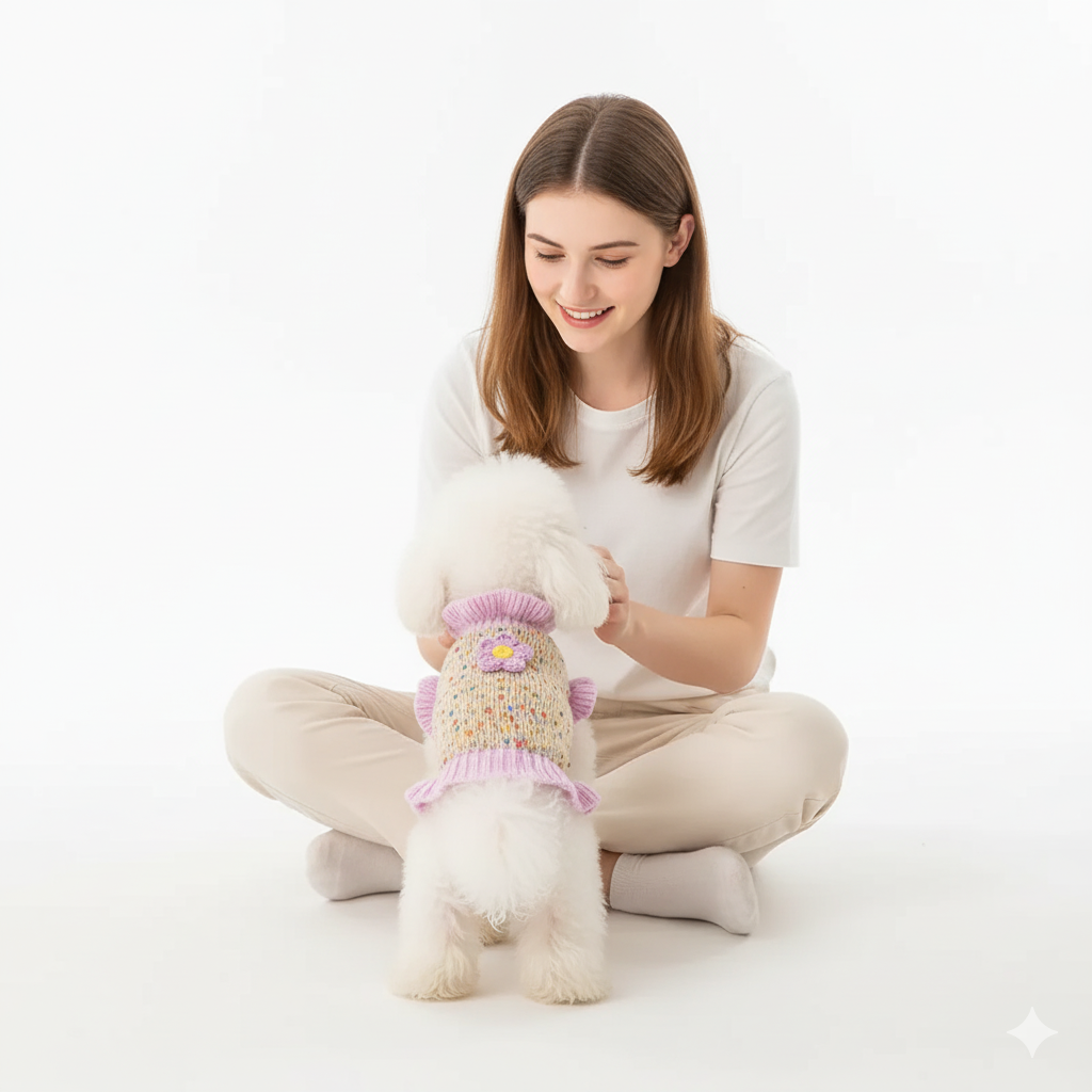 Dog Sweater - Flower