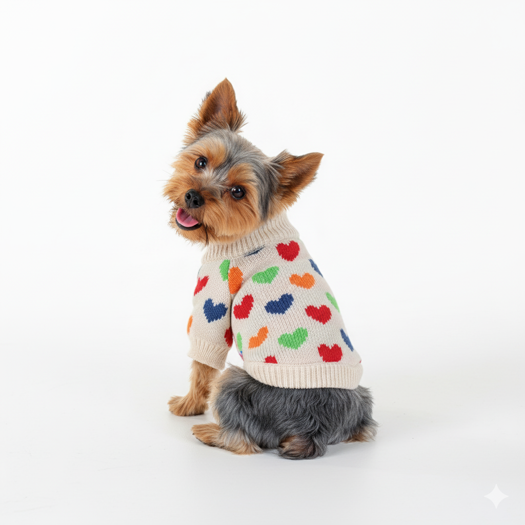 Dog Sweater - Heart
