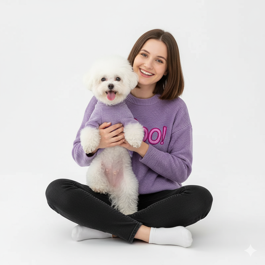 Halloween Dog Sweater - Boo!