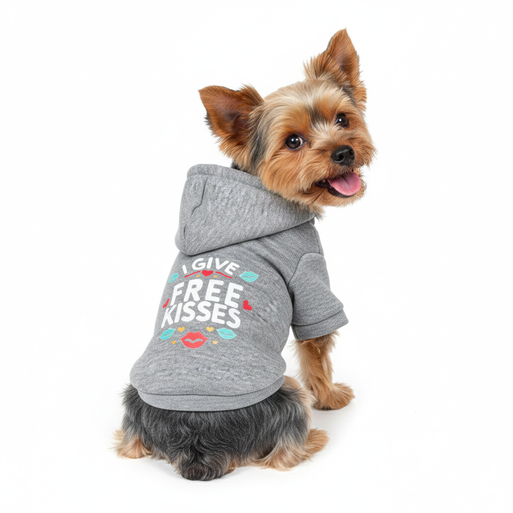 Dog Hoodies - Free Kisses