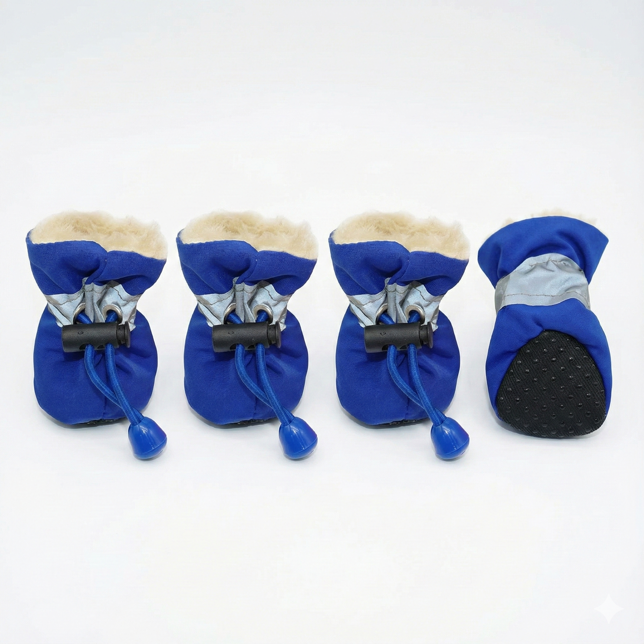 FrostGuard Fleece-Lined Dog Boots