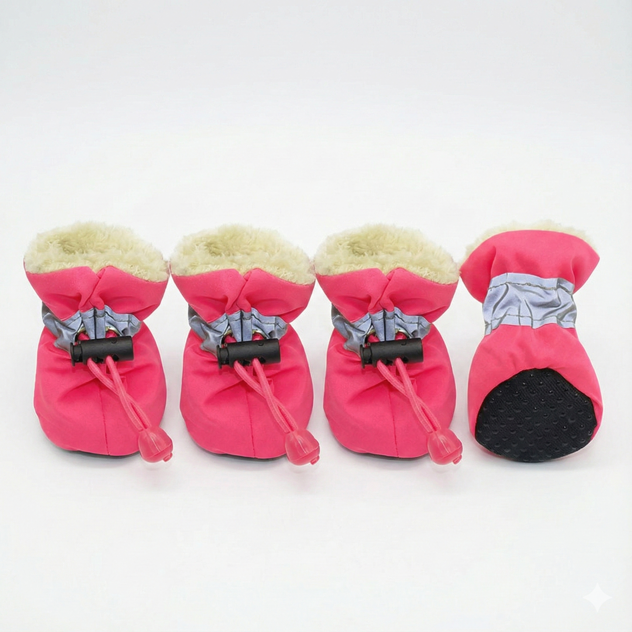 FrostGuard Fleece-Lined Dog Boots