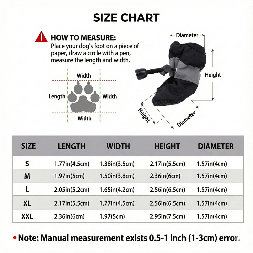 NightRun Reflective Dog Boots