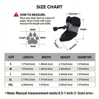 NightRun Reflective Dog Boots