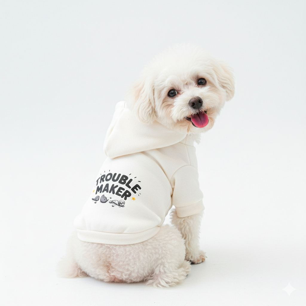Dog Hoodie - Trouble Maker