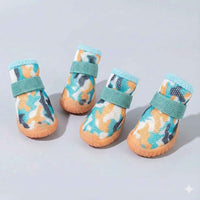 Light Blue & Orange Camo