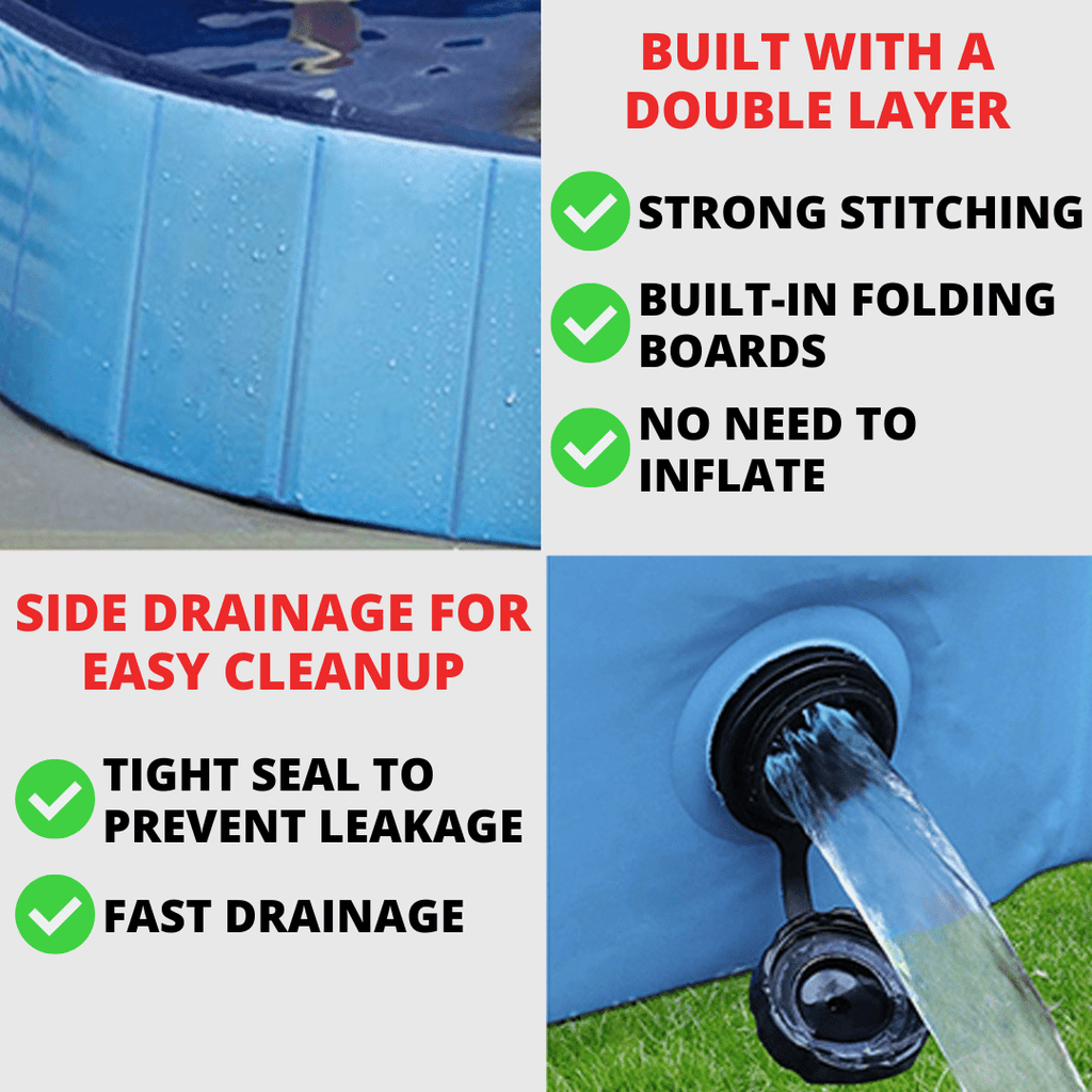 PekoPets™ Foldable Dog Pool