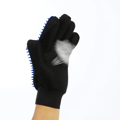 Gentle Deshedding Silicone Pet Grooming Glove – for Cats & Dogs