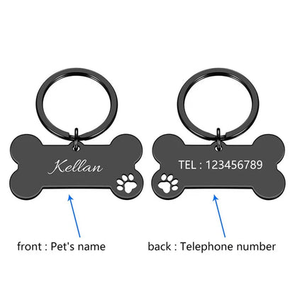 Personalized Pet ID Tag Custom Engraved
