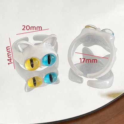 Adjustable Punk Eye Ring – Cute & Creepy Jewelry for Women