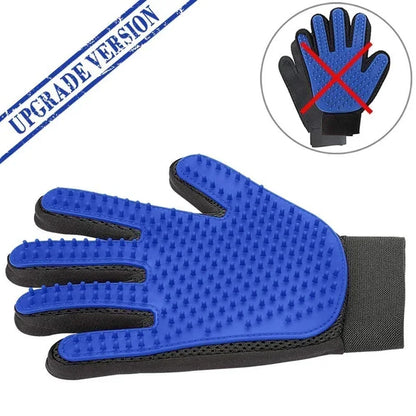 Gentle Deshedding Silicone Pet Grooming Glove – for Cats & Dogs