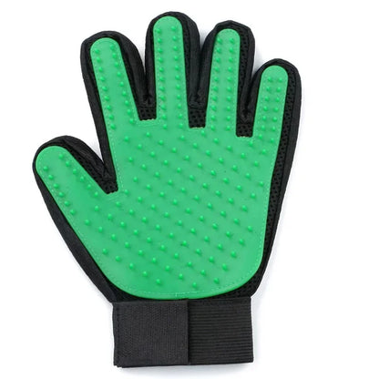 Gentle Deshedding Silicone Pet Grooming Glove – for Cats & Dogs