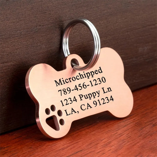 Personalized Pet ID Tag Custom Engraved