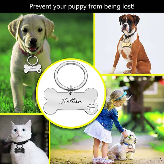 Personalized Pet ID Tag Custom Engraved
