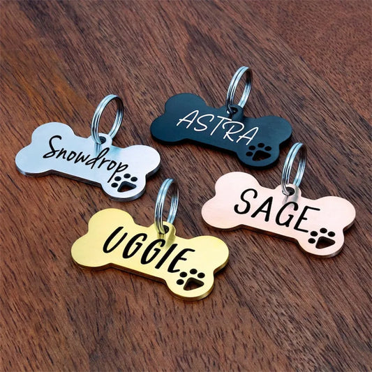 Personalized Pet ID Tag Custom Engraved