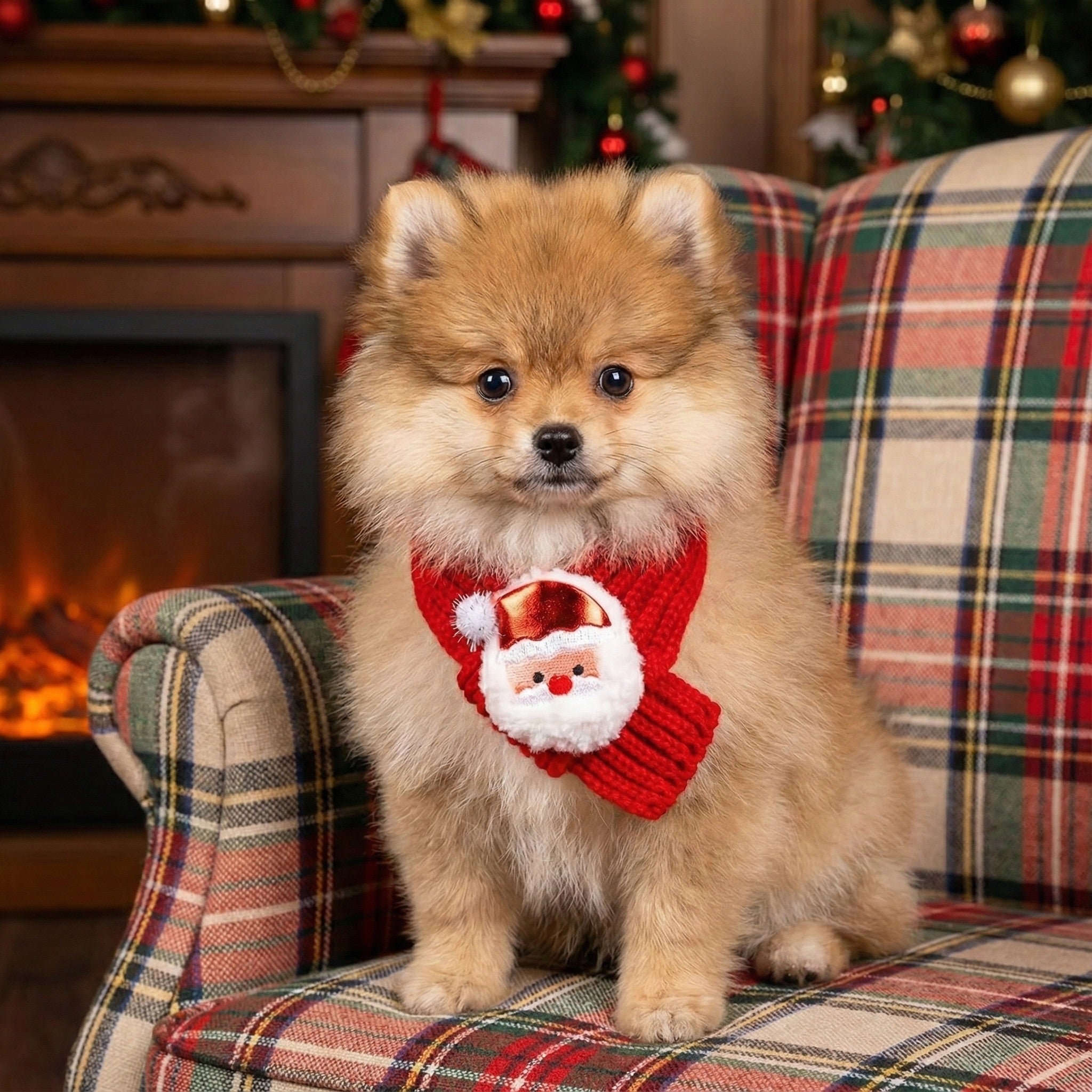 Festive Friends Knit Scarf