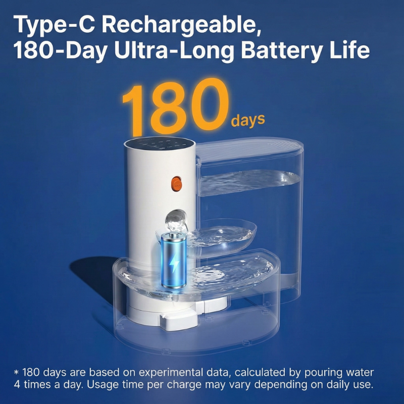 PekoFlow™ Filterless Self-Refill Fountain